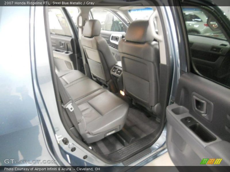 Steel Blue Metallic / Gray 2007 Honda Ridgeline RTL