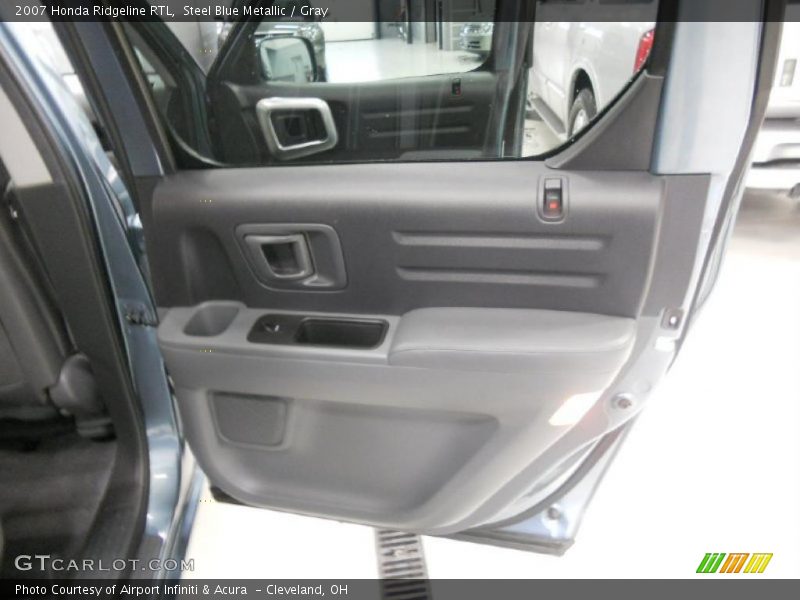 Steel Blue Metallic / Gray 2007 Honda Ridgeline RTL