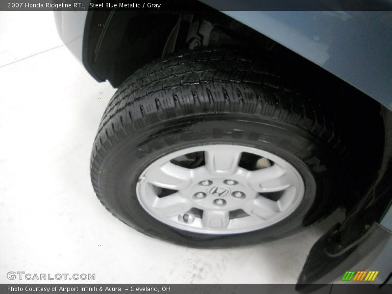 Steel Blue Metallic / Gray 2007 Honda Ridgeline RTL