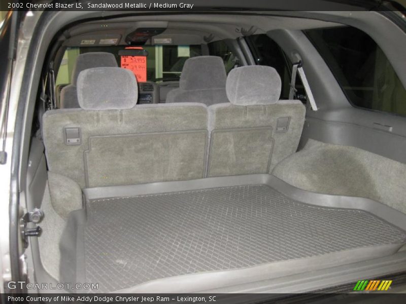 Sandalwood Metallic / Medium Gray 2002 Chevrolet Blazer LS