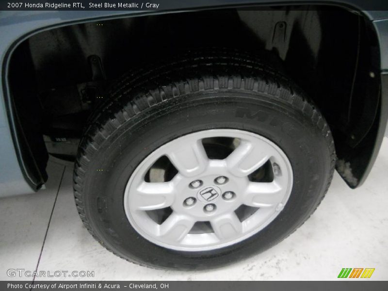 Steel Blue Metallic / Gray 2007 Honda Ridgeline RTL
