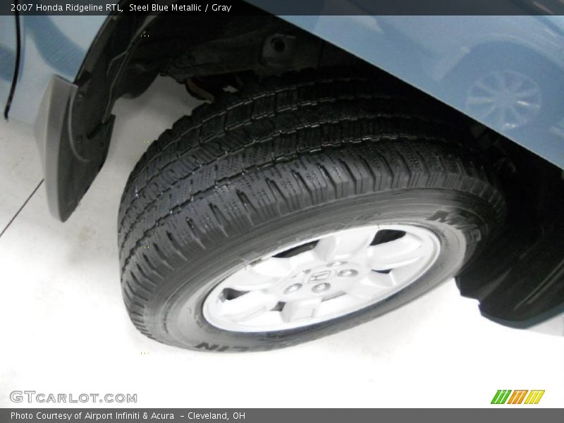 Steel Blue Metallic / Gray 2007 Honda Ridgeline RTL