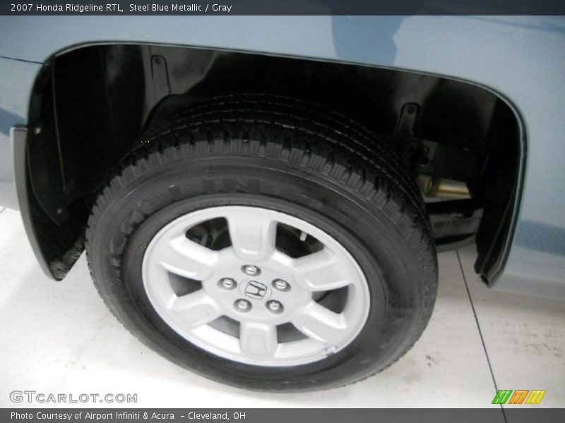Steel Blue Metallic / Gray 2007 Honda Ridgeline RTL