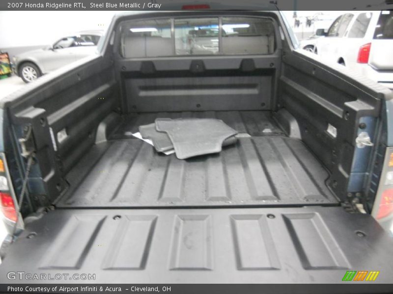 Steel Blue Metallic / Gray 2007 Honda Ridgeline RTL