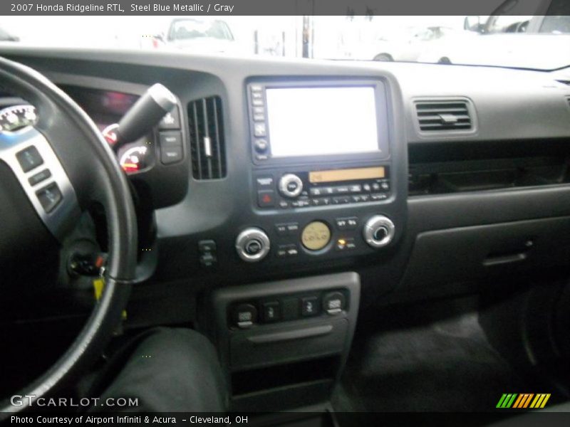Steel Blue Metallic / Gray 2007 Honda Ridgeline RTL