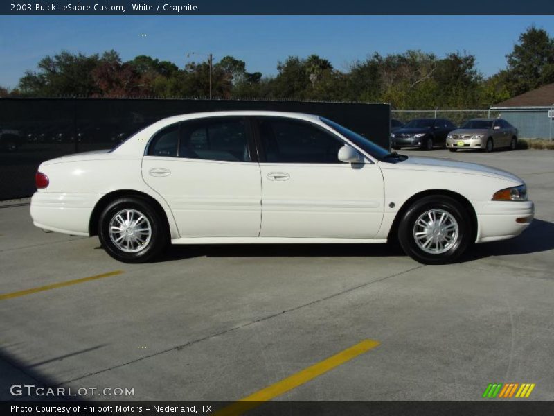 White / Graphite 2003 Buick LeSabre Custom