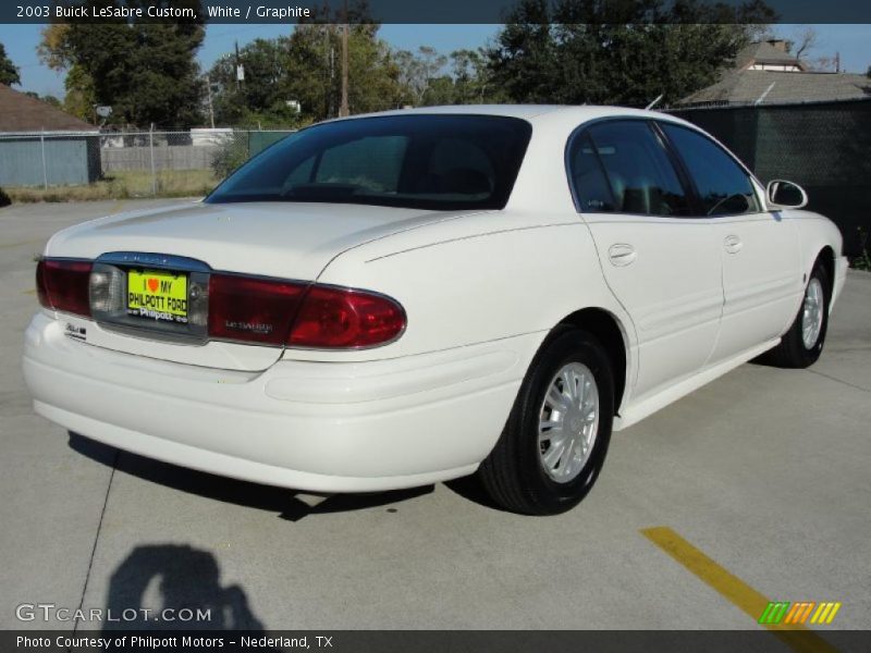 White / Graphite 2003 Buick LeSabre Custom