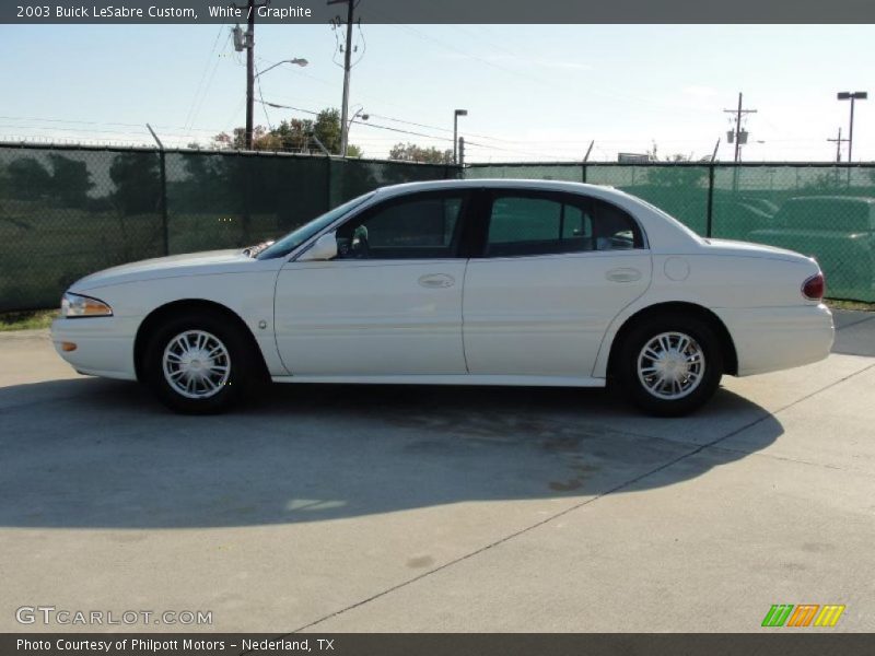 White / Graphite 2003 Buick LeSabre Custom