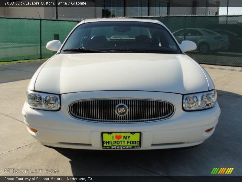 White / Graphite 2003 Buick LeSabre Custom