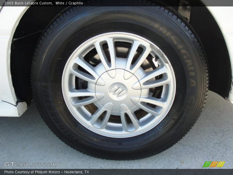 White / Graphite 2003 Buick LeSabre Custom