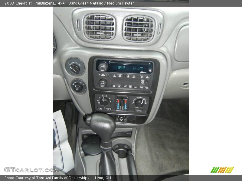 Dark Green Metallic / Medium Pewter 2003 Chevrolet TrailBlazer LS 4x4