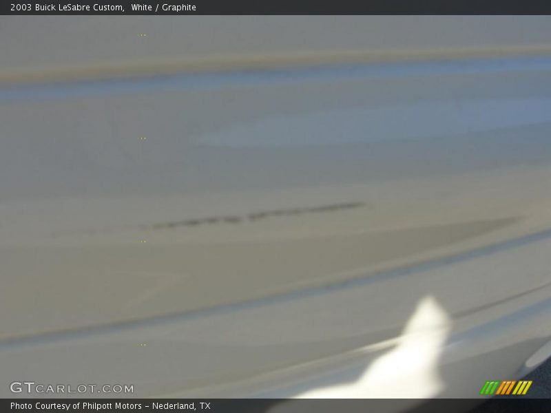 White / Graphite 2003 Buick LeSabre Custom