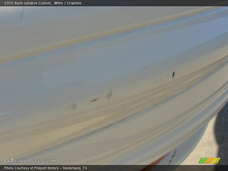White / Graphite 2003 Buick LeSabre Custom