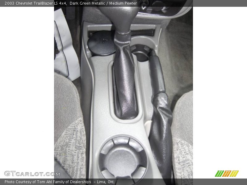 Dark Green Metallic / Medium Pewter 2003 Chevrolet TrailBlazer LS 4x4