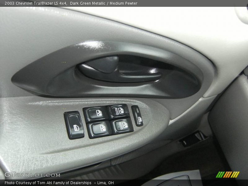 Dark Green Metallic / Medium Pewter 2003 Chevrolet TrailBlazer LS 4x4