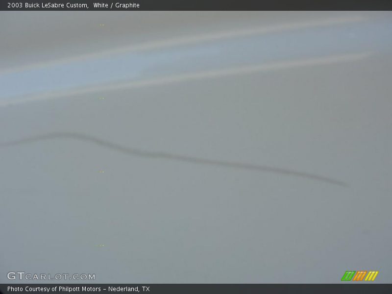 White / Graphite 2003 Buick LeSabre Custom