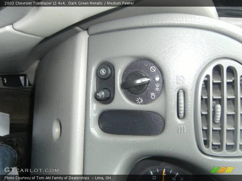 Dark Green Metallic / Medium Pewter 2003 Chevrolet TrailBlazer LS 4x4