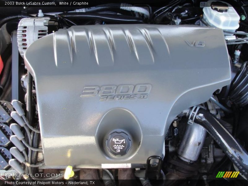 White / Graphite 2003 Buick LeSabre Custom