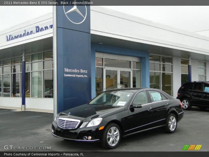 Black / Almond/Black 2011 Mercedes-Benz E 350 Sedan