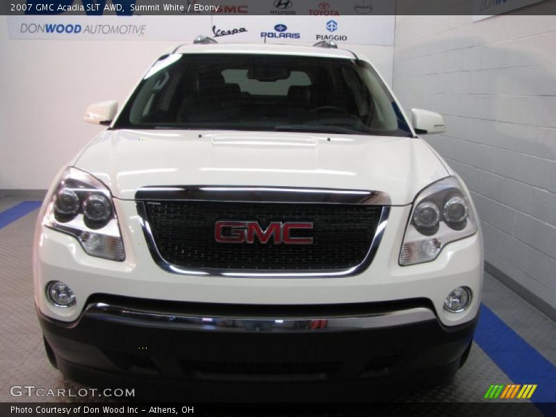 Summit White / Ebony 2007 GMC Acadia SLT AWD