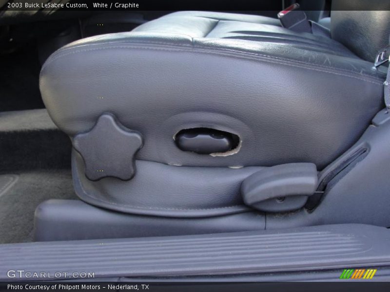 White / Graphite 2003 Buick LeSabre Custom