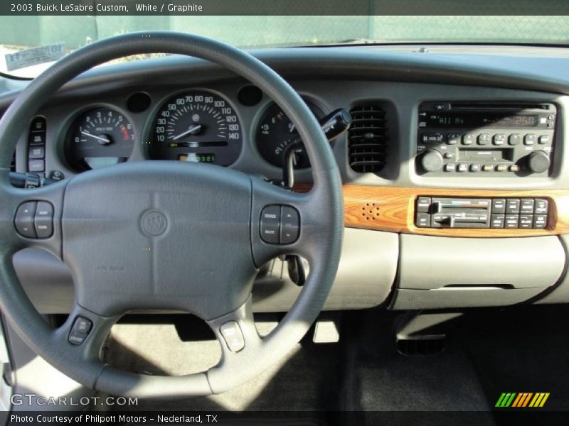 White / Graphite 2003 Buick LeSabre Custom