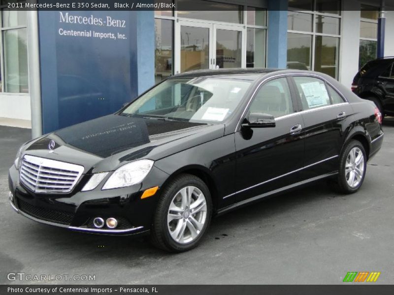 Black / Almond/Black 2011 Mercedes-Benz E 350 Sedan