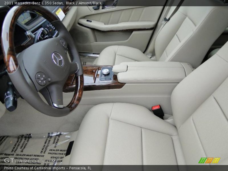 Black / Almond/Black 2011 Mercedes-Benz E 350 Sedan