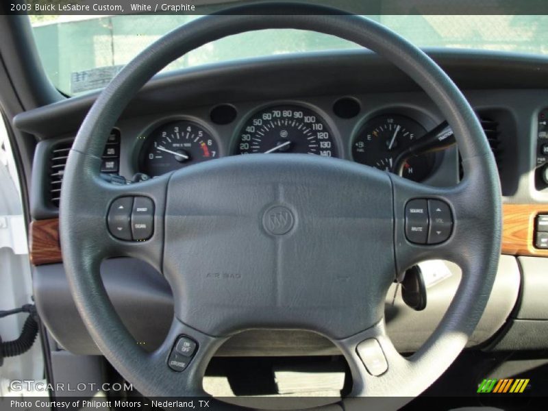 White / Graphite 2003 Buick LeSabre Custom