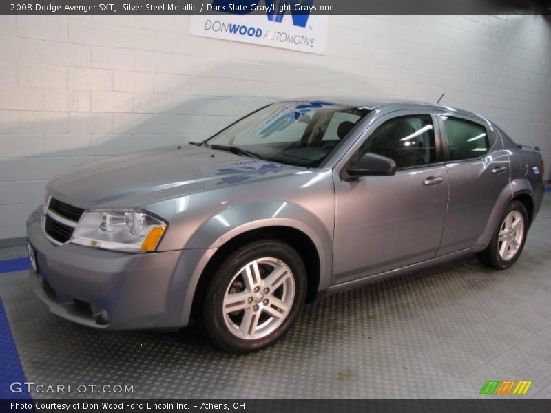 Silver Steel Metallic / Dark Slate Gray/Light Graystone 2008 Dodge Avenger SXT