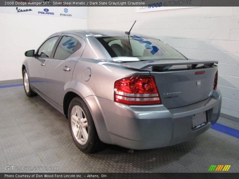 Silver Steel Metallic / Dark Slate Gray/Light Graystone 2008 Dodge Avenger SXT