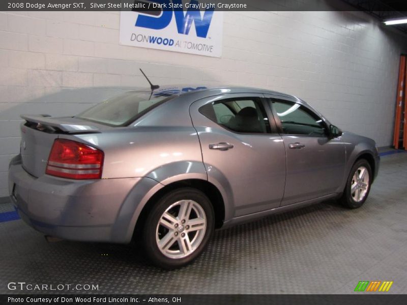 Silver Steel Metallic / Dark Slate Gray/Light Graystone 2008 Dodge Avenger SXT