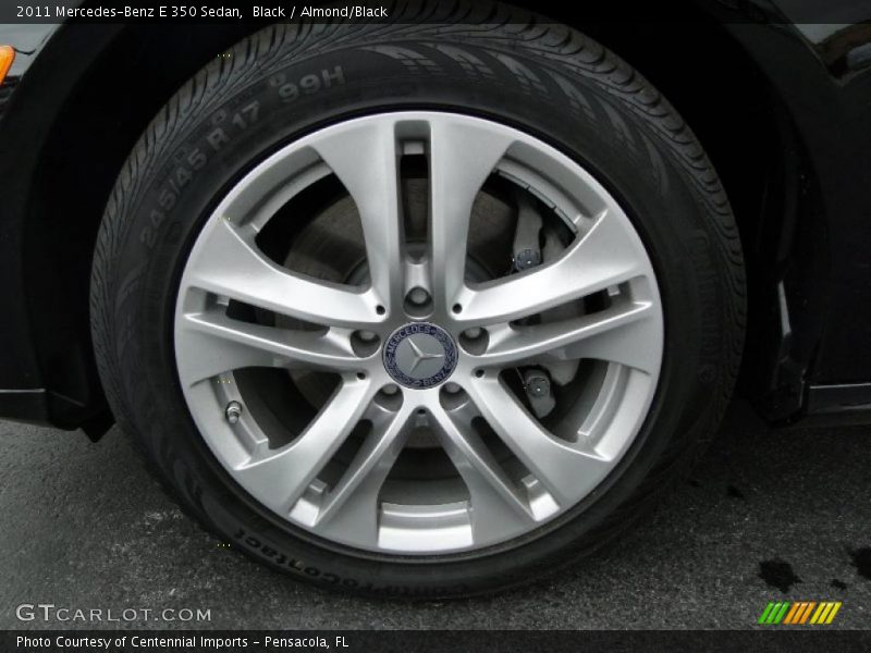 Black / Almond/Black 2011 Mercedes-Benz E 350 Sedan
