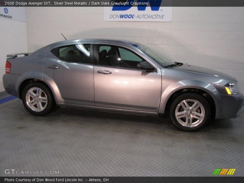 Silver Steel Metallic / Dark Slate Gray/Light Graystone 2008 Dodge Avenger SXT