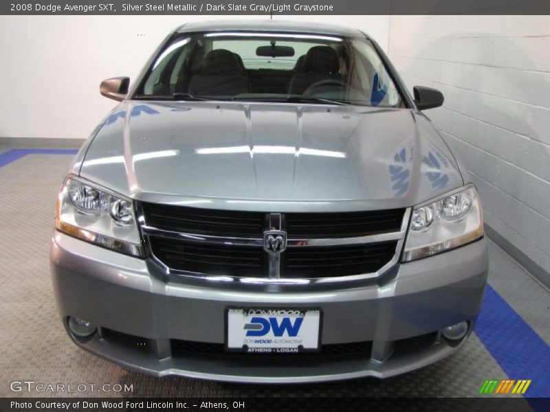 Silver Steel Metallic / Dark Slate Gray/Light Graystone 2008 Dodge Avenger SXT