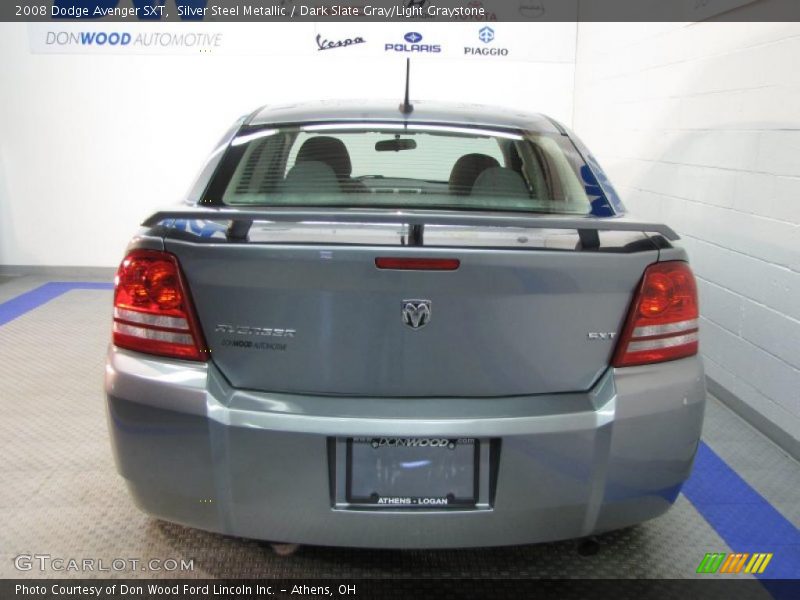 Silver Steel Metallic / Dark Slate Gray/Light Graystone 2008 Dodge Avenger SXT