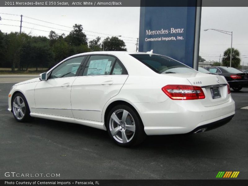 Arctic White / Almond/Black 2011 Mercedes-Benz E 350 Sedan