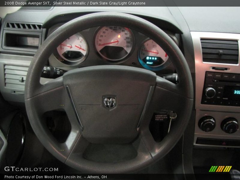 Silver Steel Metallic / Dark Slate Gray/Light Graystone 2008 Dodge Avenger SXT