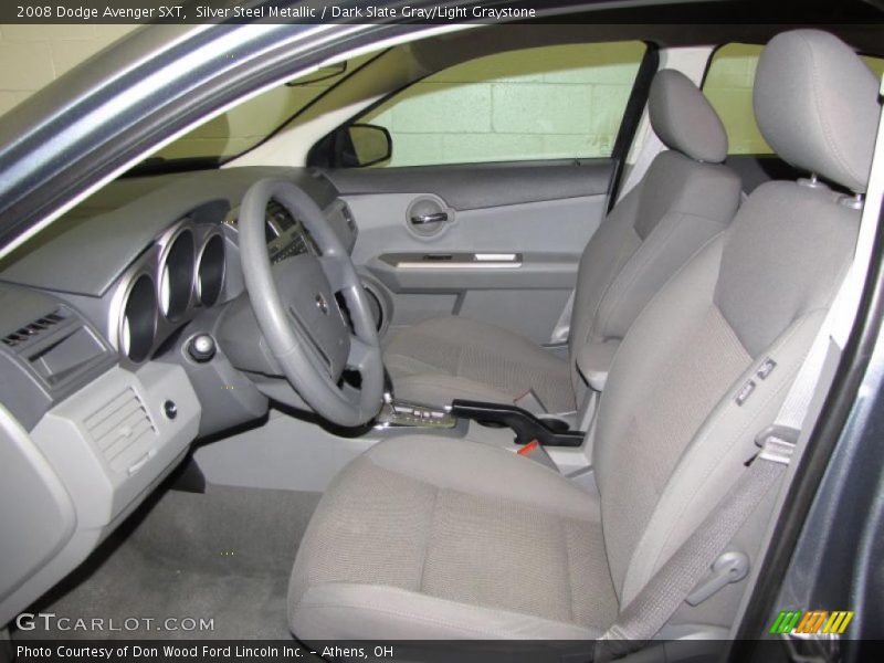 Silver Steel Metallic / Dark Slate Gray/Light Graystone 2008 Dodge Avenger SXT