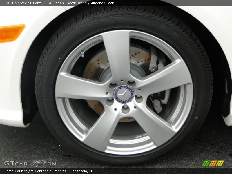 Arctic White / Almond/Black 2011 Mercedes-Benz E 350 Sedan