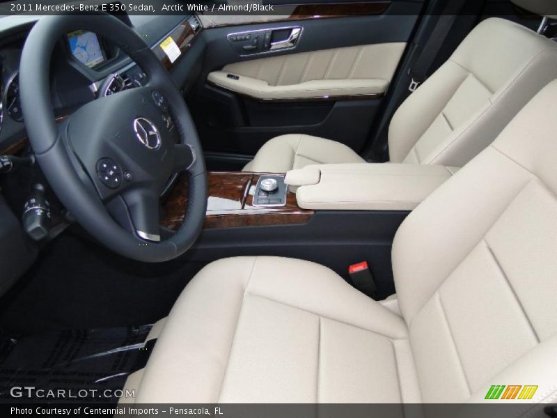 Arctic White / Almond/Black 2011 Mercedes-Benz E 350 Sedan