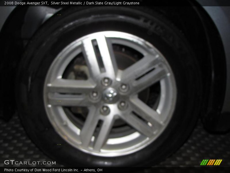 Silver Steel Metallic / Dark Slate Gray/Light Graystone 2008 Dodge Avenger SXT