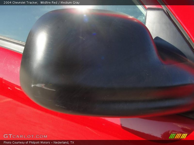Wildfire Red / Medium Gray 2004 Chevrolet Tracker
