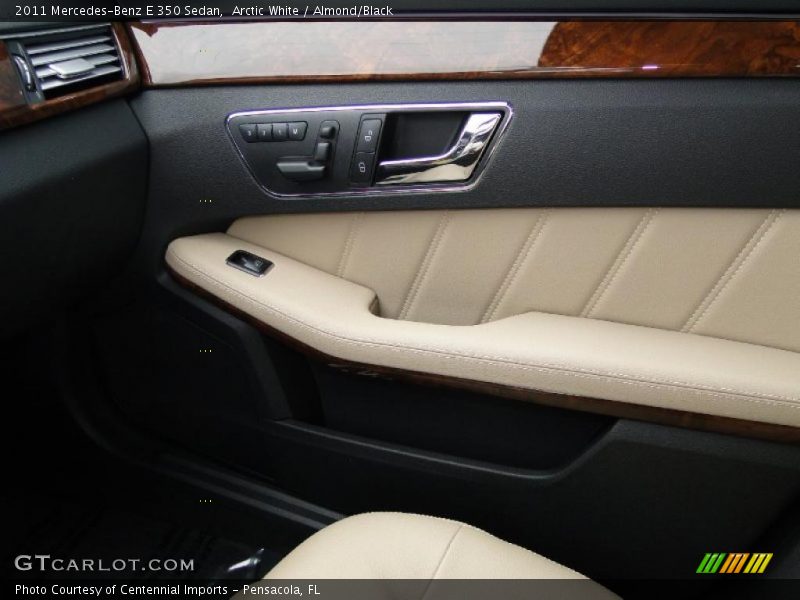 Arctic White / Almond/Black 2011 Mercedes-Benz E 350 Sedan
