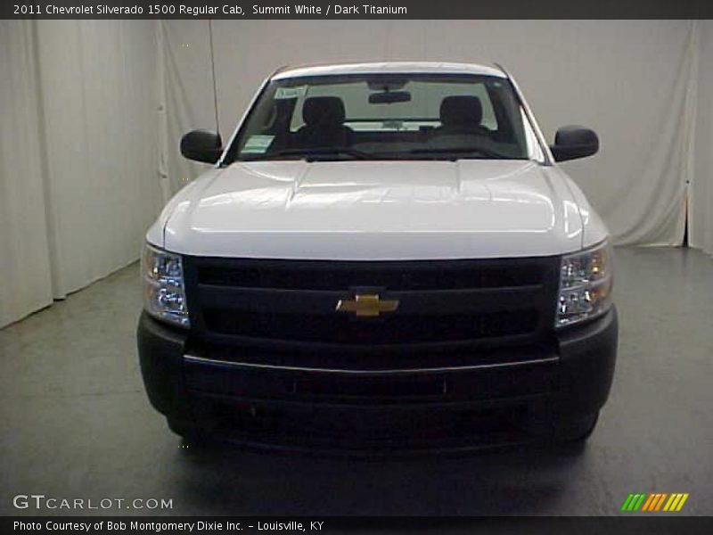 Summit White / Dark Titanium 2011 Chevrolet Silverado 1500 Regular Cab
