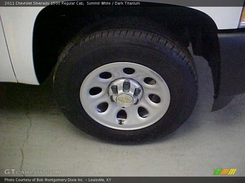 Summit White / Dark Titanium 2011 Chevrolet Silverado 1500 Regular Cab