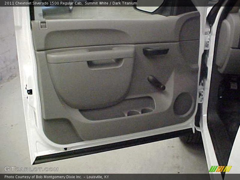 Summit White / Dark Titanium 2011 Chevrolet Silverado 1500 Regular Cab