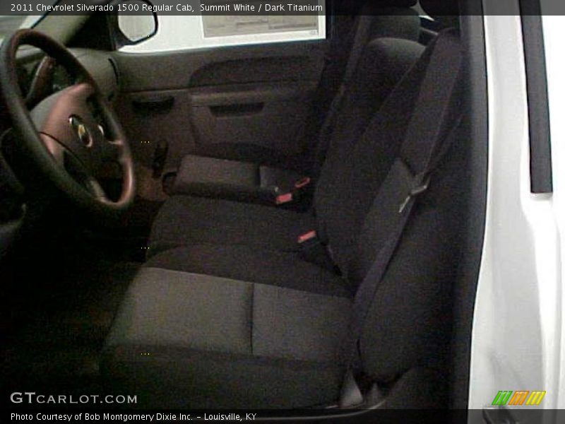 Summit White / Dark Titanium 2011 Chevrolet Silverado 1500 Regular Cab
