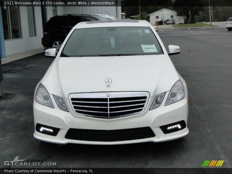 Arctic White / Almond/Black 2011 Mercedes-Benz E 350 Sedan