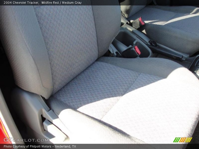 Wildfire Red / Medium Gray 2004 Chevrolet Tracker